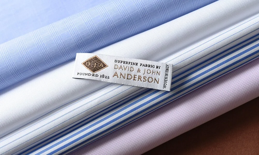 トップス MAATEE&SONS DAVID & JOHN ANDERSON SHIRT David & John Anderson stoffen: bespoke overhemden shirts op maat